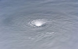 View of Hurricane from Space